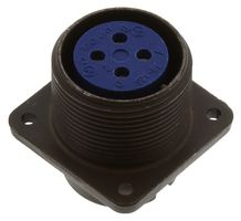 AMPHENOL INDUSTRIAL 97-3102A18-10S Circular Connector, 97 Series, MIL-DTL-5015 Series, Box Mount Receptacle, 4 Contacts, Solder Socket