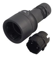 BULGIN LIMITED PXP6010/02P/ST/0507 Circular Connector, Circular Power Connector, Buccaneer 6000 Series, Cable Mount Plug, 2 Contacts