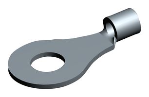 AMP - TE CONNECTIVITY 130128 Ring Tongue Terminal, M5, #10, 14 AWG, 2.62 mm², SOLISTRAND Series