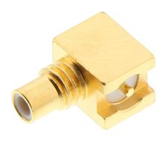 JOHNSON - CINCH CONNECTIVITY 131-6711-301 RF / Coaxial Connector, SMC Coaxial, Right Angle Jack, Surface Mount Horizontal, 50 ohm, Brass