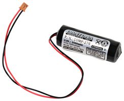 DANTONA INDUSTRIES 410076-0090 Battery, 3.6 V, A, Lithium Thionyl Chloride, 3.6 Ah, Connector, 1