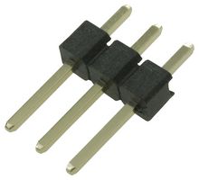 MULTICOMP PRO 2211S-03G Pin Header, Board-to-Board, 2.54 mm, 1 Rows, 3 Contacts, Through Hole, 2211S Series