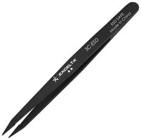 EXCELTA 3C-ESD Tweezers, Precision, Straight, Pointed, 118.75 mm, Plastic