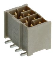 SAMTEC IPL1-104-02-L-D-K Pin Header, Wire-to-Board, 2.54 mm, 2 Rows, 8 Contacts, Surface Mount, IPL1 Series
