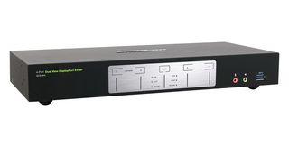 IOGEAR GCS1944 KVM Switch, 3.5mm Microphone Jack/USB-A/USB-B I/P, DisplayPort/3.5mm Audio Jack/USB-A O/P, 4 Ways