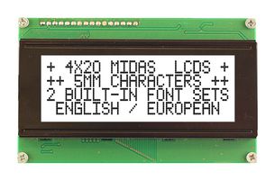 MIDAS DISPLAYS MC42005A6WK-FPTLW-V2