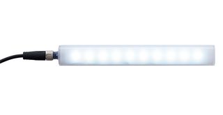 PATLITE (U.S.A.) CLA2-02CSN-C LED Work Light, Daylight, 6500K, 200mm Length, 3.8W, 24VDC Supply, M12 Connector, CLA-02 Series