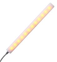 PATLITE (U.S.A.) CLA3-02JSN-Y LED Work Light, Amber, 590nm, 300mm Length, 3.8W, 24VDC Supply, Cable, CLA-02 Series