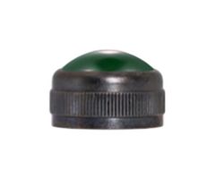 DIALIGHT 0510112203 Indicator Lens, Back Frosted Finish, Green, Convex, 1 ", Lens Cap