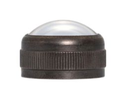 DIALIGHT 0510137203 Indicator Lens, Transparent Finish, Transparent, Convex, 1 ", Lens Cap