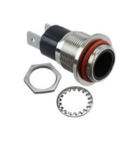 DIALIGHT 125571011103 Lamp Indicator Base, T-3 1/4 Miniature Bayonet, 11/16" Mounting Hole, Quick Connect, 125 Series