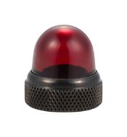 DIALIGHT 1691131203 Indicator Lens, Non-Diffused, Red, Stovepipe, 0.691 ", Lens Cap