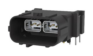 AMPHENOL COMMUNICATIONS SOLUTIONS NTHBR12A1111SR Automotive Connector, Unsealed, NETBridge+ Series, Right Angle Receptacle, 4 Contacts, PCB Pin