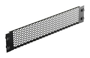 IOGEAR GRBPVT2U Blank Panel, Black, Steel, 2U Rack Height, 19" Width x 3.5" Height, 19" Server Racks