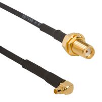 AMPHENOL RF 095-900-578-011 RF / Coaxial Cable Assembly, IP67, 3GHZ Frequency, 11 ", 279.4 mm, RG174, MMCX Right Angle Plug