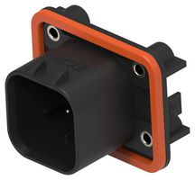 TE CONNECTIVITY 2489696-1 Automotive Connector, AMPSEAL Series, Right Angle Panel Mount Header, 8 Contacts, PCB Pin