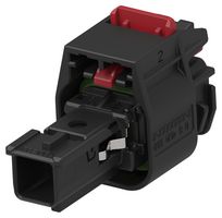 TE CONNECTIVITY 1802113-1 Automotive Connector Housing, Key A, Black, MATEnet Series, Receptacle, 1 Positions