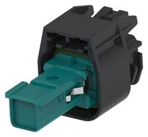 TE CONNECTIVITY 1802113-9 Automotive Connector Housing, Key Z, Water Blue, MATEnet Series, Receptacle, 1 Positions
