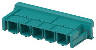 TE CONNECTIVITY 2302515-9 Automotive Connector Housing, Key Z, Water Blue, MATEnet Series, Receptacle, 5 Positions