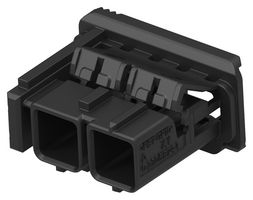 TE CONNECTIVITY 2305974-1 Automotive Connector Housing, Key A, Black, MATEnet Series, Receptacle, 2 Positions