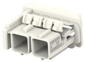 TE CONNECTIVITY 2305974-2 Automotive Connector Housing, Key B, White, MATEnet Series, Receptacle, 2 Positions