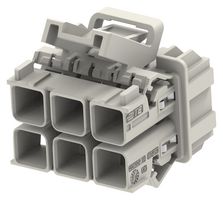 TE CONNECTIVITY 2333538-2 Automotive Connector Housing, Key B, White, MATEnet Series, Receptacle, 12 Positions