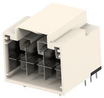 TE CONNECTIVITY 2339800-2 Automotive Connector, Key B, White, MATEnet Series, Right Angle Header, 12 Contacts, PCB Pin