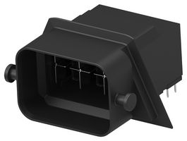 TE CONNECTIVITY 2351577-1 Automotive Connector, Key A, Black, MATEnet Series, Right Angle Header, 12 Contacts, PCB Pin