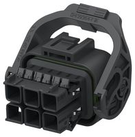 TE CONNECTIVITY 2351636-1 Automotive Connector Housing, Key A, Black, MATEnet Series, Receptacle, 6 Positions