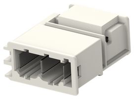 TE CONNECTIVITY 2390608-2 Automotive Connector Housing, Key B, White, MATEnet Series, Receptacle, 4 Positions