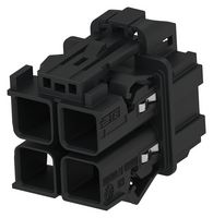 TE CONNECTIVITY 2394102-1 Automotive Connector Housing, Key A, Black, MATEnet Series, Receptacle, 4 Positions