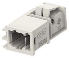 TE CONNECTIVITY 2394145-2 Automotive Connector Housing, Key B, White, MATEnet Series, Plug, 1 Positions
