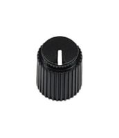 VISHAY ACCKPR1417NLT6 Knob, Round Shaft, 6 mm, ABS (Acrylonitrile Butadiene Styrene), Round with Top Indicator Line