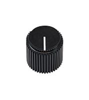 VISHAY ACCKPR1817NLT6 Knob, Round Shaft, 6 mm, ABS (Acrylonitrile Butadiene Styrene), Round with Top Indicator Line