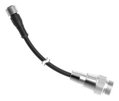 BANNER ENGINEERING BC-M12M4-M8F4-26-2.5M Sensor Cable, A Coded, M12 Plug, M8 Receptacle, 4 Positions, 2.5 m, 8.2 ft, BC Series