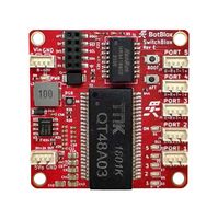 AMPHENOL AEROSPACE BB-SWB-E-1 Switch, 5 Ports, Commercial, Industrial, Unmanaged Fast Ethernet, Chassis, RJ45 x 5