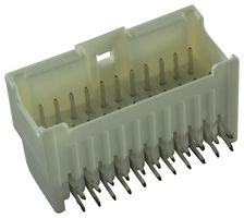 MOLEX 55959-2630 Pin Header, Wire-to-Board, 2 mm, 2 Rows, 26 Contacts, Through Hole Right Angle