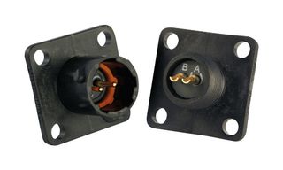 SOURIAU-SUNBANK / EATON UTS08E2P Circular Connector, Sealed Circular Connector, Trim Trio UTS Series, Wall Mount Receptacle