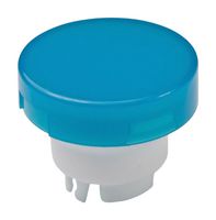 NKK SWITCHES AT3002GB Switch Cap, Polycarbonate, NKK YB Series Pushbutton Switches, Blue, White