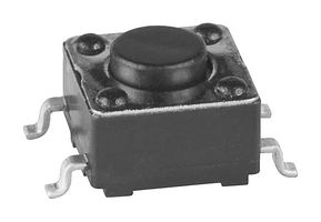 NKK SWITCHES HP0315AFKP2 Tactile Switch, SPST-NO, HP03 Series, Top Actuated, Surface Mount, Round Button, 160 gf