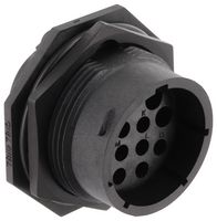 SOURIAU-SUNBANK / EATON UTSX71813P Circular Connector, Standard Circular Connector, TRIM TRIO UTSX Series, Jam Nut Receptacle