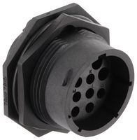 SOURIAU-SUNBANK / EATON UTSX71813S Circular Connector, Standard Circular Connector, TRIM TRIO UTSX Series, Jam Nut Receptacle