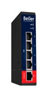 BEIJER ELECTRONICS 600-0002 Switch, 6 Ports, Industrial, Gigabit Ethernet, DIN Rail, RJ45 x 5, Type-A USB 2.0 x 1