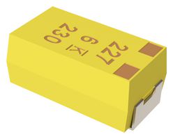 KEMET T490B337M006ATE800 Surface Mount Tantalum Capacitor, 330 µF, 6.3 V, 1411 [3528 Metric], ± 20%, 0.8 ohm, B