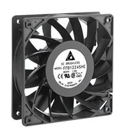 EBM-PAPST 6224 N DC Axial Fan, 24 V, Square, 120 mm, 38 mm, Ball Bearing, 264.62 CFM