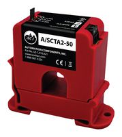 ACI A/SCTA2-50 Current Sensor, Split-Core, Analog, 4mA to 20mA, DIN Rail/Panel Mount, 8.5V to 30V, -15°C to 40°C