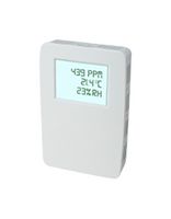 ACI TSENSE-LCD Gas Sensor, LCD Display, CO2, Analog/Digital, 0-2000ppm, NDIR, 19.2-28.8V, Wall Mount