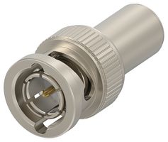 TE CONNECTIVITY - AMP 2510949-1 RF / Coaxial Connector, Bayonet Coupling, BNC Coaxial, Straight Plug, Crimp, 75 ohm