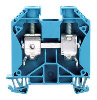 WEIDMULLER 1020580000 DIN Rail Mount Terminal Block, 2 Positions, 12 AWG, 2 AWG, 35 mm², Screw, 125 A