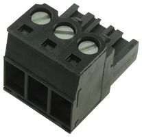 WEIDMULLER 1526510000 Pluggable Terminal Block, 5.08 mm, 3 Positions, 26 AWG, 12 AWG, 2.5 mm², Screw